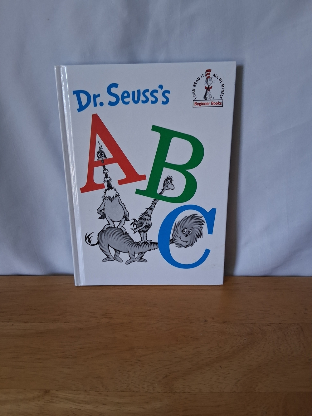 Dr. Seuss ABC Hardcover - White Cover with Red, Green, Blue Letters